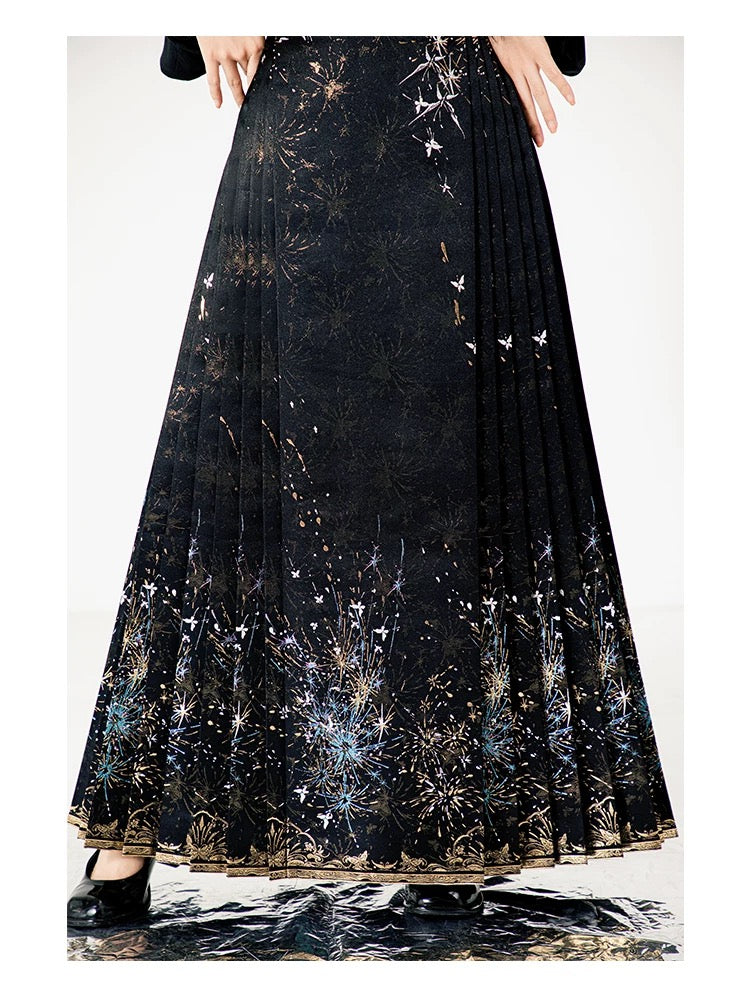 Horse Face Skirt-Fireworks