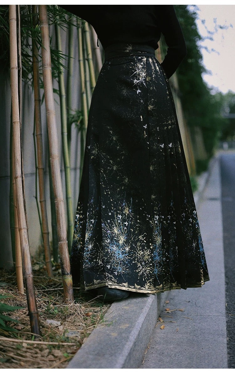 Horse Face Skirt-Fireworks