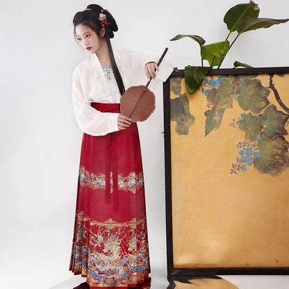 Horse Face Skirt-瑞龙见喜