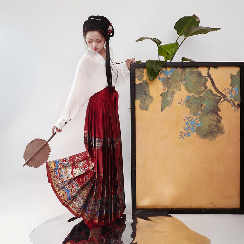 Horse Face Skirt-瑞龙见喜