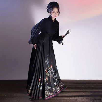 Horse Face Skirt-金绶竹