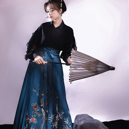 Horse Face Skirt-金绶竹