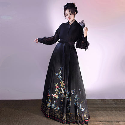 Horse Face Skirt-金绶竹