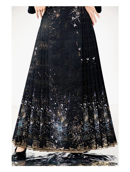 Horse Face Skirt-Fireworks