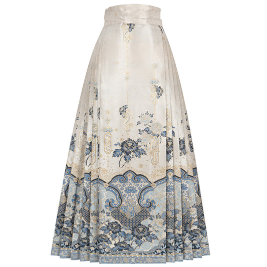 Horse Face Skirt 瓷染天香