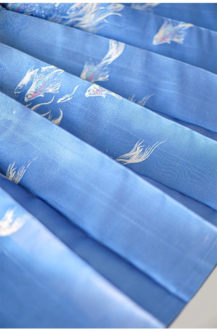 Horse Face Skirt-Ocean