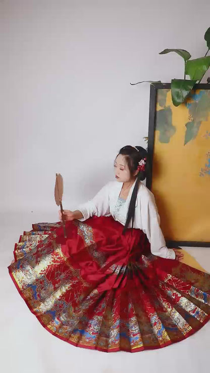 Horse Face Skirt-瑞龙见喜